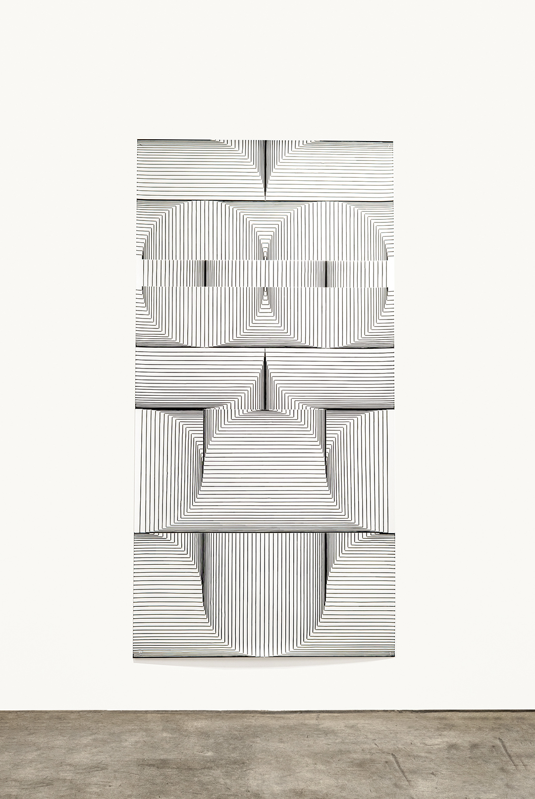 TH-instagram_NY-FLAT-3-WEB Lioobnobn, 2020, Ink on synthetic paper, 114 1/2 x 57 inches/290.8 x 144.8 cm