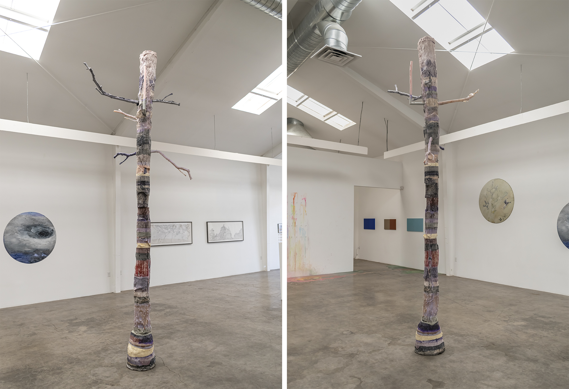 WEB-IRENE DE BOER sculpture Irene de Boer - Red Herring, 2021, epoxy, carbon, polyurethane foam, silicone rubber, pigments, aluminum, iron, 150 x 50 in