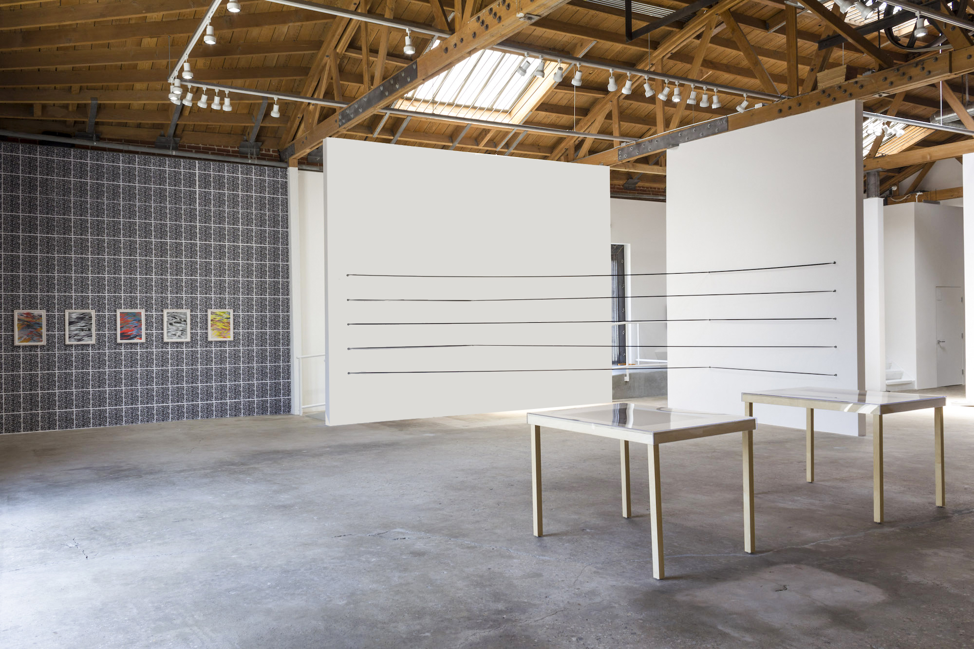 TSUNO-BOGNER-GIAMPORTONE 2 80/50 Quiet Storm Installation view - left to right - Devon Tsuno, Anna Maria Bogner - Gerald Giampotone