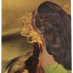 Brian Paeper, Margot, 2025, Collage, 5.75 x 5.inche