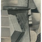 Brian Paeper, Downtown, 2025, Collage, 4.5 x 3.5 inches