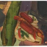 Brian Paeper, For Soutine, 2025, Collage, 3.5 x 3.75 inches