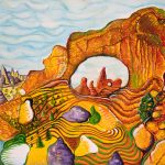 Arches Arch 2025, Acrylic on Panel 12 x 16 inches