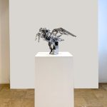 Rider, 2026, Cast aluminum, 19 x 36 x 25 in / 48.26 x 91.44 x 63.5 cm