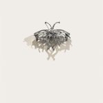 Butterfly, 2026, Cast aluminum, 23.5 x 20 x 7.5 in / 59.69 x 50.8 x 19.05 cm