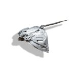 Sting Ray, 2026, Cast aluminum, 28 x 18.5 x 17 in / 71.12 x 46.99 x 43.18 cm