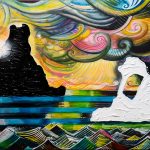 Rock'n Berg, 2026, Acrylic on Panel, 24 x 36 inches