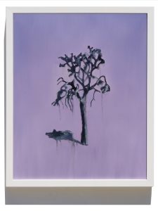 Donnie Molls Dripping Tree 1, 2026 Mixed Media oil on paper 16 x 19 in / 40.64 x 48.26 cm Framed: 20.75 x 16.625 / 52.7 x 42.2 cm