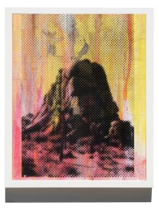 Donnie Molls Rock Wall 2, 2026 Mixed Media acrylic on paper 16 x 19 in / 40.64 x 48.26 cm Framed: 20.75 x 16.625 / 52.7 x 42.2 cm
