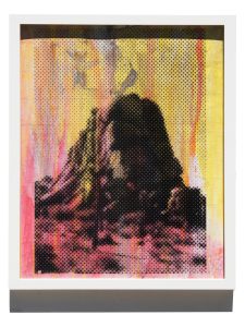 Donnie Molls Rock Wall 2, 2026 Mixed Media acrylic on paper 16 x 19 in / 40.64 x 48.26 cm Framed: 20.75 x 16.625 / 52.7 x 42.2 cm