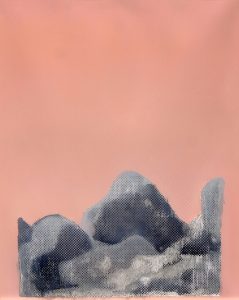 Donnie Molls Rock Pile 5, 2026 Mixed Media oil on paper 16 x 19 in / 40.64 x 48.26 cm Framed: 20.75 x 16.625 / 52.7 x 42.2 cm
