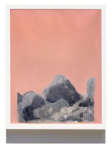 Donnie Molls Rock Pile 5, 2026 Mixed Media oil on paper 16 x 19 in / 40.64 x 48.26 cm Framed: 20.75 x 16.625 / 52.7 x 42.2 cm