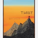 Senon Williams Wicked Twist, 2024 Flashe and acrylic on canvas 24 x 16 x 1.25 in / 60.96 x 40.64 x 3.18 cm