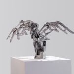 Rider, 2026, Cast aluminum, 19 x 36 x 25 in / 48.26 x 91.44 x 63.5 cm