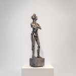 Man, 2026, Cast aluminum, 26 x 6 x 4.5 in / 66.04 x 15.24 x 11.43 cm