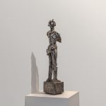 Man, 2026, Cast aluminum, 26 x 6 x 4.5 in / 66.04 x 15.24 x 11.43 cm