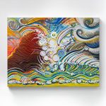 (Untitled) 2025, Acrylic on Panel, 18 x 24, inches