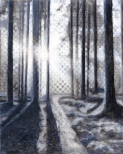 Donnie Molls Deep Forest, 2026 Mixed Media oil on canvas 60 x 48 in / 152.4 x 121.92 cm
