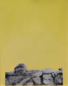 Donnie Molls Rock Pile 2, 2026 Mixed Media oil on paper 16 x 19 in / 40.64 x 48.26 cm Framed: 20.75 x 16.625 / 52.7 x 42.2 cm