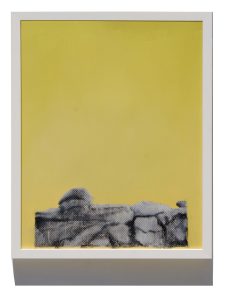 Donnie Molls Rock Pile 2, 2026 Mixed Media oil on paper 16 x 19 in / 40.64 x 48.26 cm Framed: 20.75 x 16.625 / 52.7 x 42.2 cm