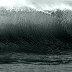 Anthony Friedkin | Feather Wave, Zuma Beach, Malibu, California, 2017 | Silver gelatin print | 16 x 20 in