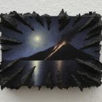 Kelly Berg | Moonlit Emergence, 2026 | Acrylic on wood | 8 x 10 in