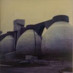 Robert Dean | Storage Tanks on Terminal Island as Seen Leaning Out of a Car Window, 1984 | Polaroid | 9.75 x 10.25 in (framed)